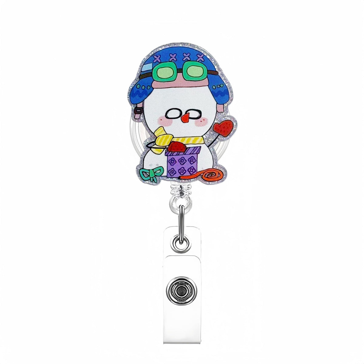 Retractable Badge Reel, Cute Badge Reels for Nurse Badge Holder with Alligator Clip for Doctor Teacher Shark