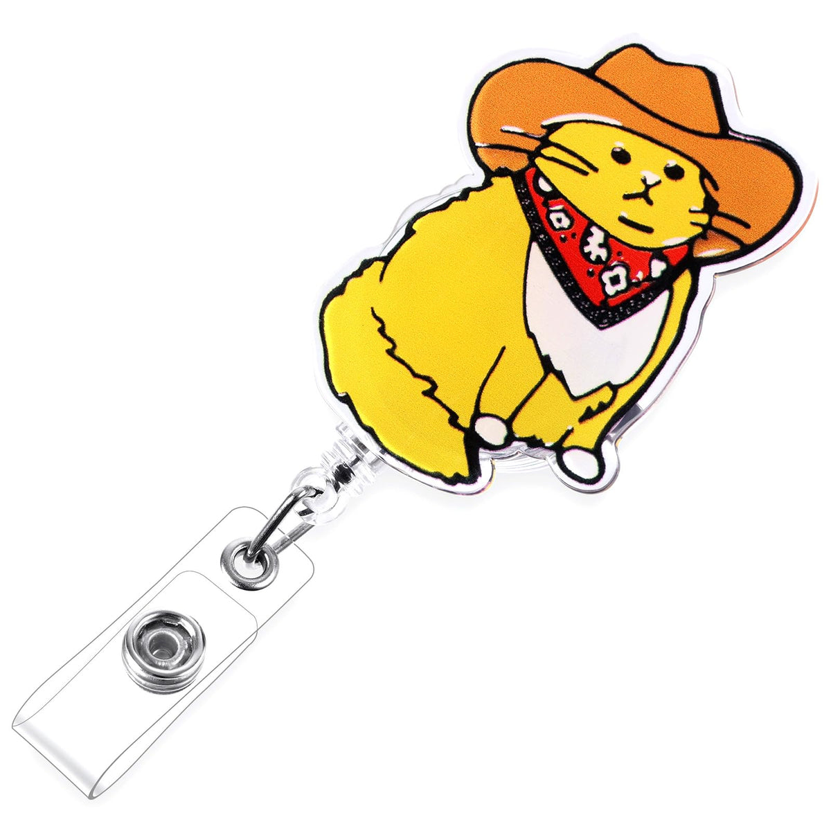 Funny Turtle Nurse Badge Reel, Cute Retractable Work Badge Holder