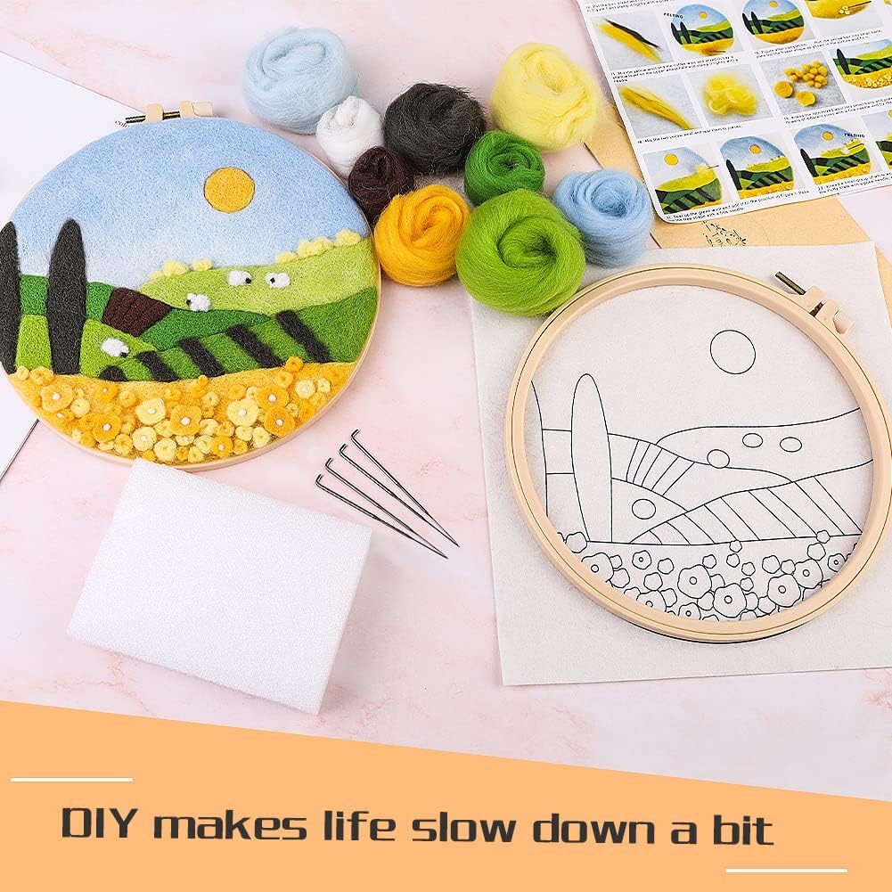 Mayboos Needle Felting Starter Set, Felting Supplies for Beginners