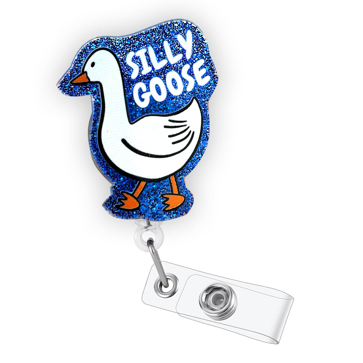 Sana Sana Colita De Rana Funny Badge Reel, Retractable RN Nurse ID Holder