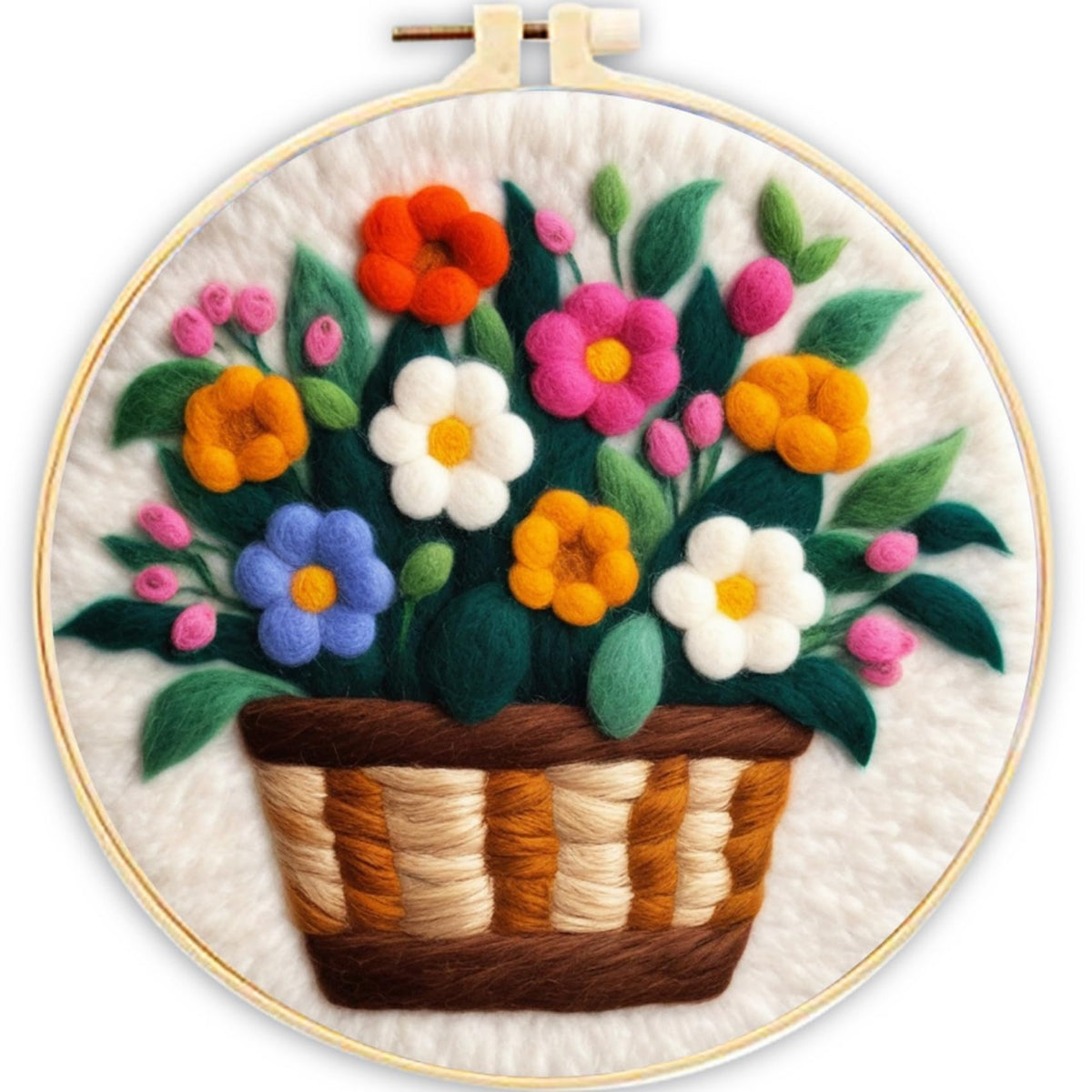 CaptainCrafts Needle Felting Kit for Adults Strawberries Pattern Home Decor