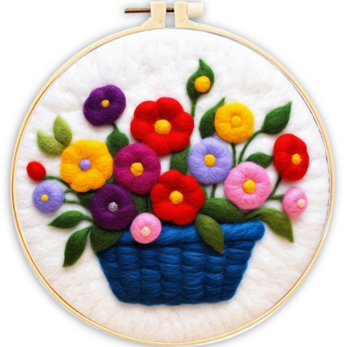 CaptainCrafts Needle Felting Kit for Adults Strawberries Pattern Home Decor
