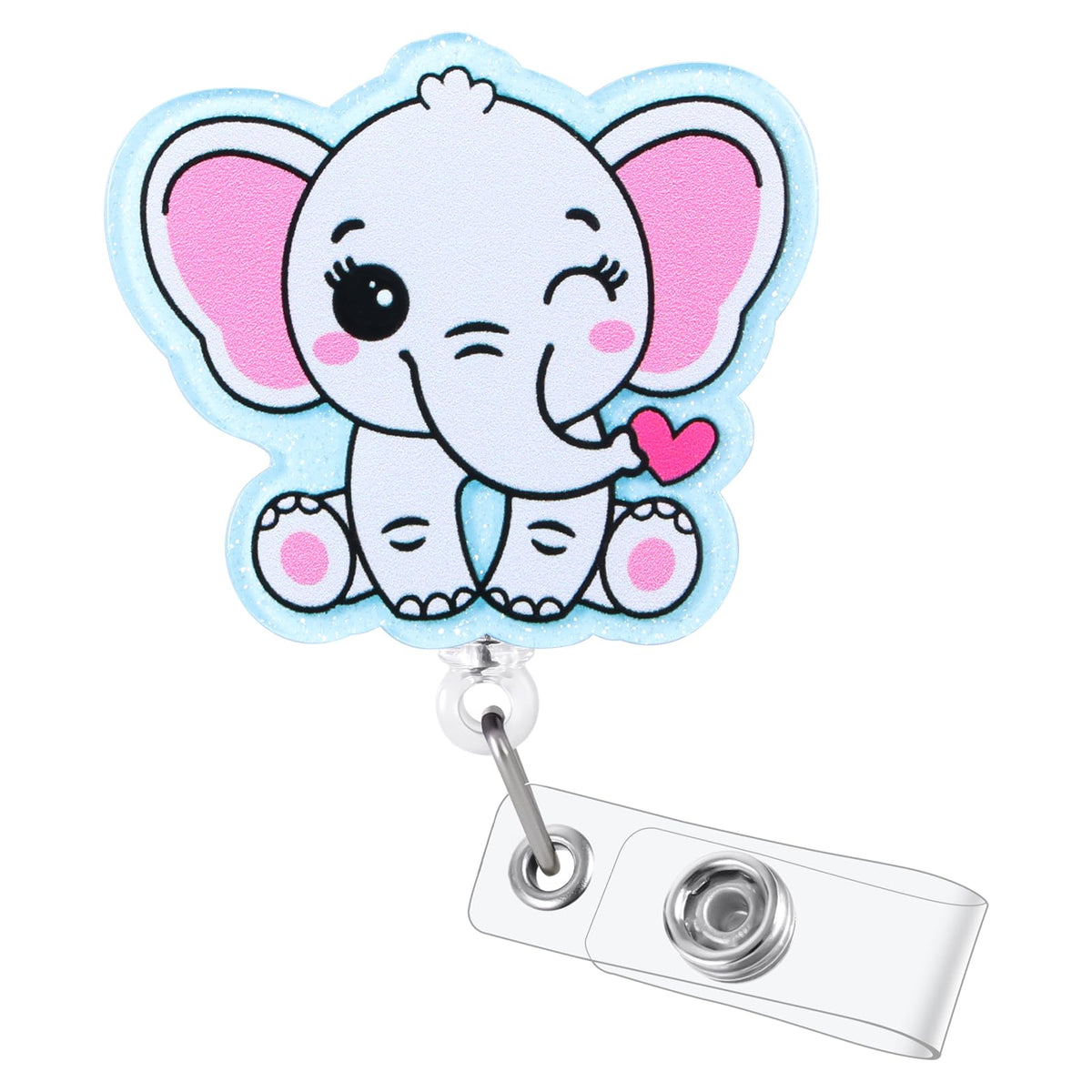 Sana Sana Colita De Rana Funny Badge Reel, Retractable RN Nurse ID Holder