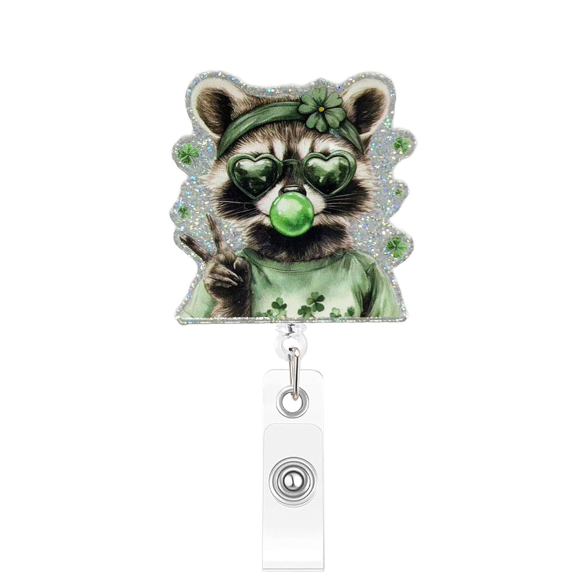 Retractable Badge Reel, Cute Badge Reels for Nurse Badge Holder with Alligator Clip for Doctor Teacher Shark