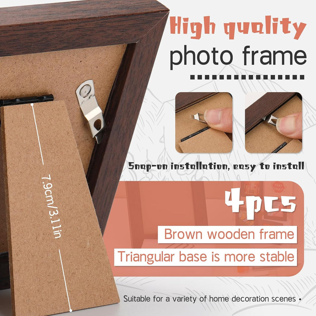 GarfxG Needle Felting Kit for Beginners, 4 Pcs Wool Needle Felt Kit
