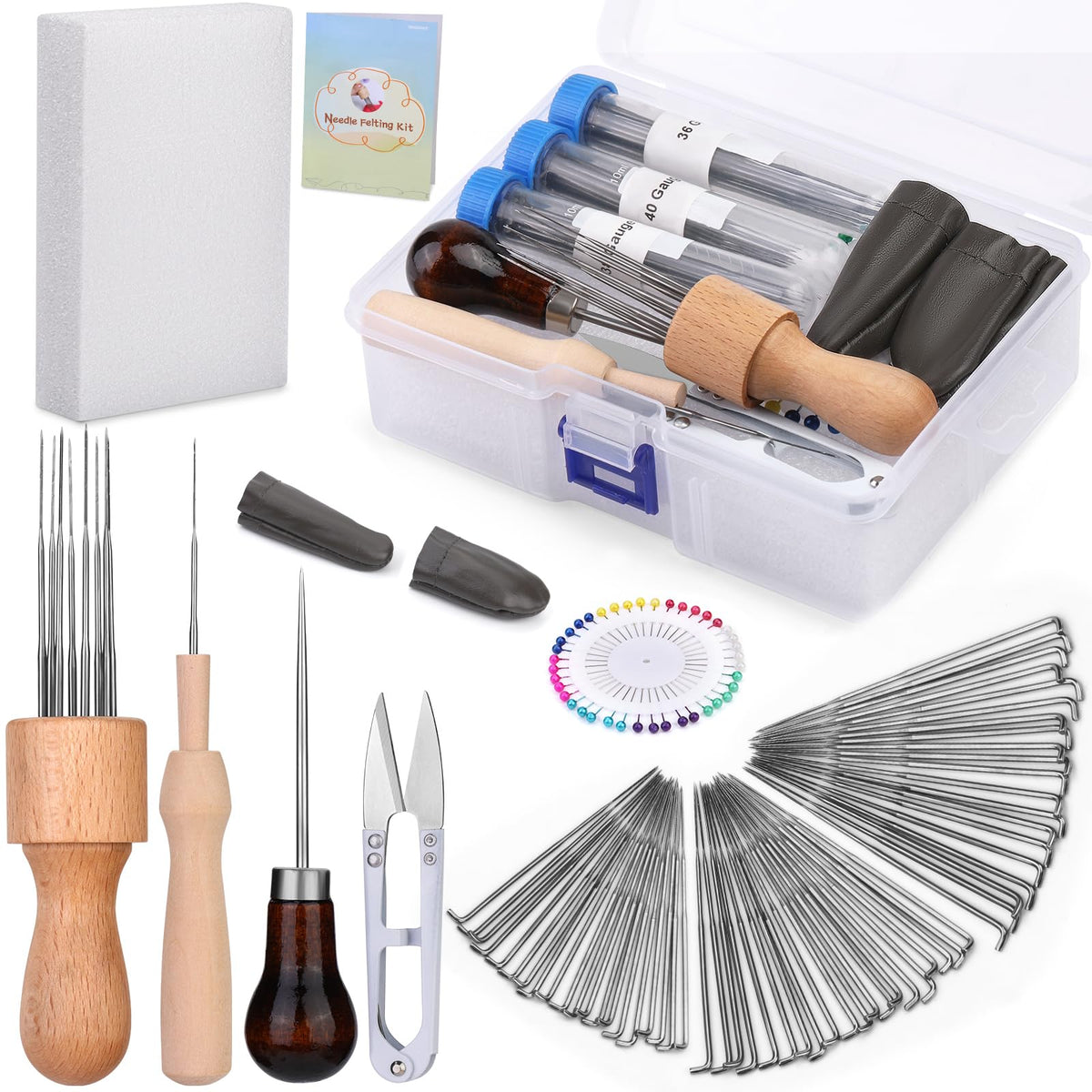 IMZAY Needle Felting Tools, Needle Felting Supplies Needles Felting Needles