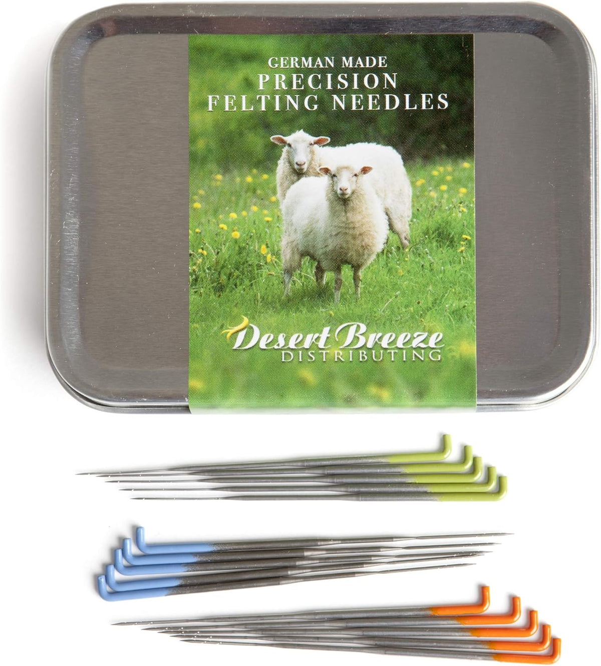 Needle Felting Kit, Basic Tools with 15 Groz-Beckert Needles, Pad & Case