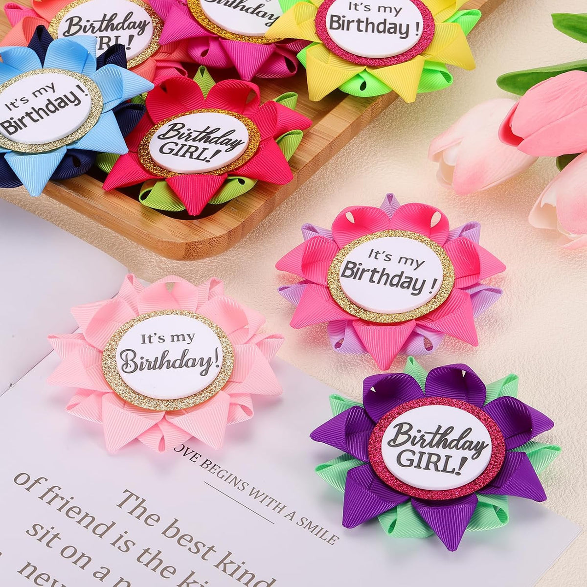MECCANIXITY Handmade Birthday Badge, Happy Birthday Pin Funny Button Badge