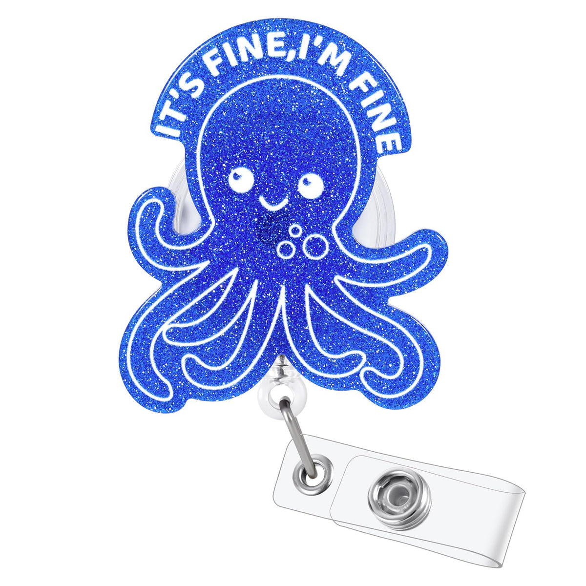 Sana Sana Colita De Rana Funny Badge Reel, Retractable RN Nurse ID Holder