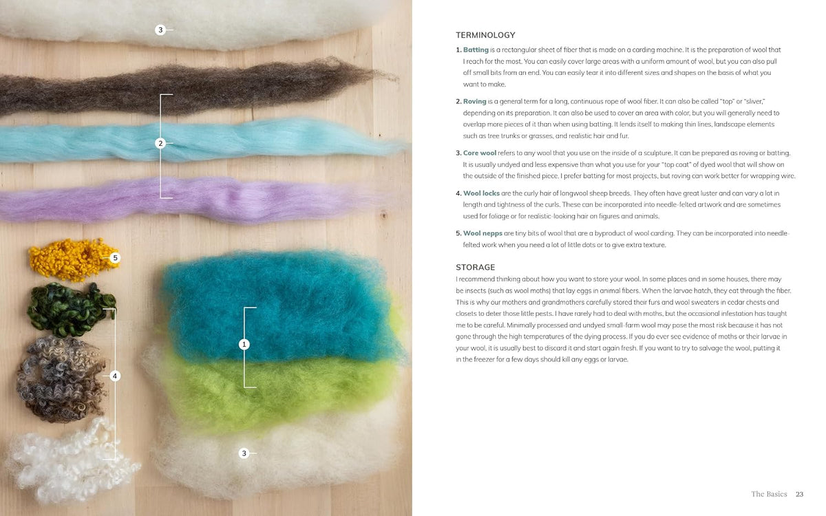 Needle Felting Through the Seasons: 12 Beginner Projects for the Home