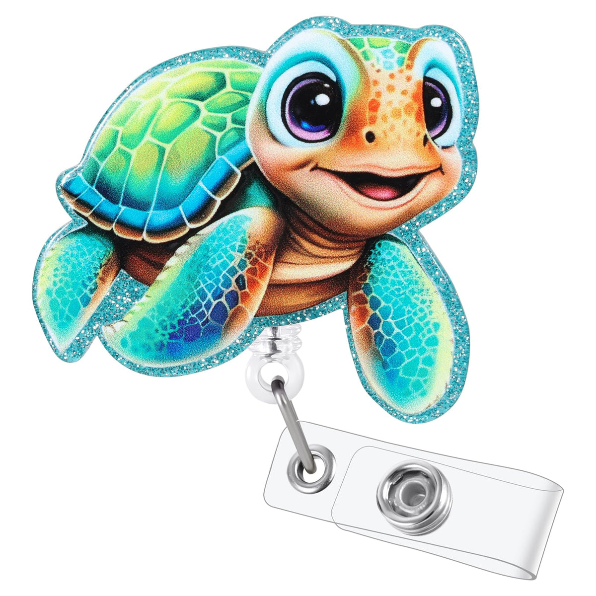 Sana Sana Colita De Rana Funny Badge Reel, Retractable RN Nurse ID Holder