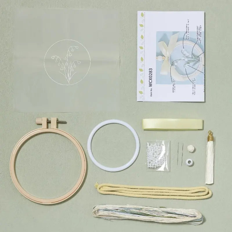 Embroidered Floral DIY Craft Kit