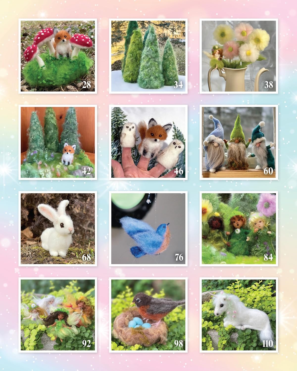 Complete Starter Guide to Needle Felting: Enchanted Forest: Fairies, Gnomes, Unicorns, and Other Woodland Friends (Landauer) Beginner-Friendly Instructions for Making Felt Animals and More