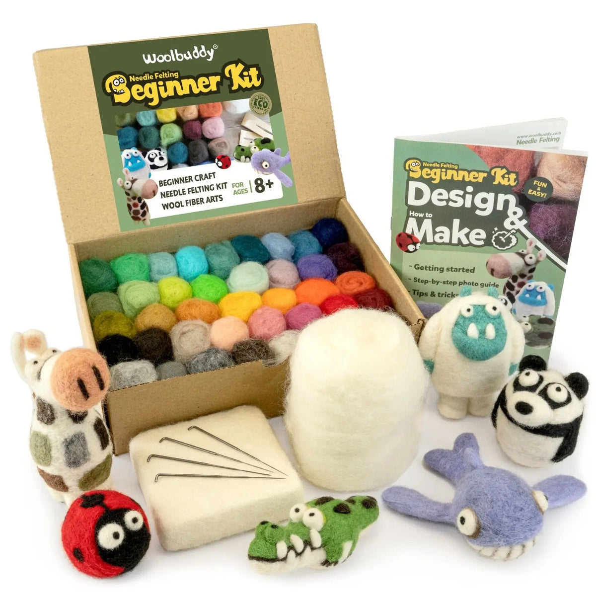 Needle Felting Beginner Kit – Beginner Wool Craft | Woolbuddy
