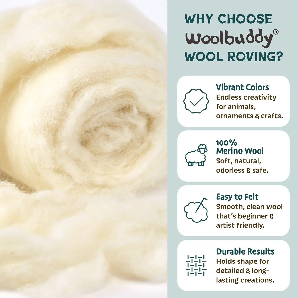 Needle Felting Farm Collection Kit for Beginners | Woolbuddy
